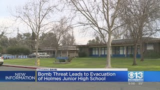 Davis school given the all-clear after bomb threat