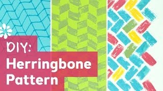 How to Make Herringbone Pattern