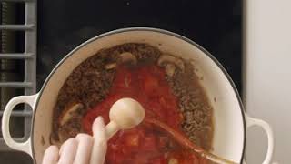 Beef Bolognese with Pasta Recipe
