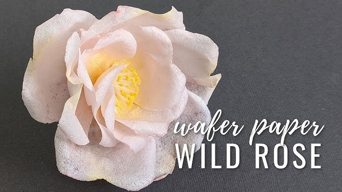 Wafer Paper Flowers Tutorial - Happy Happy Nester