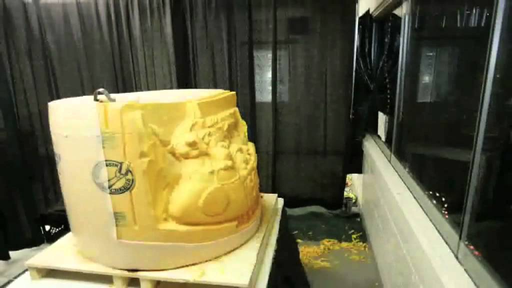Time Lapse World's largest cheese sculpture YouTube