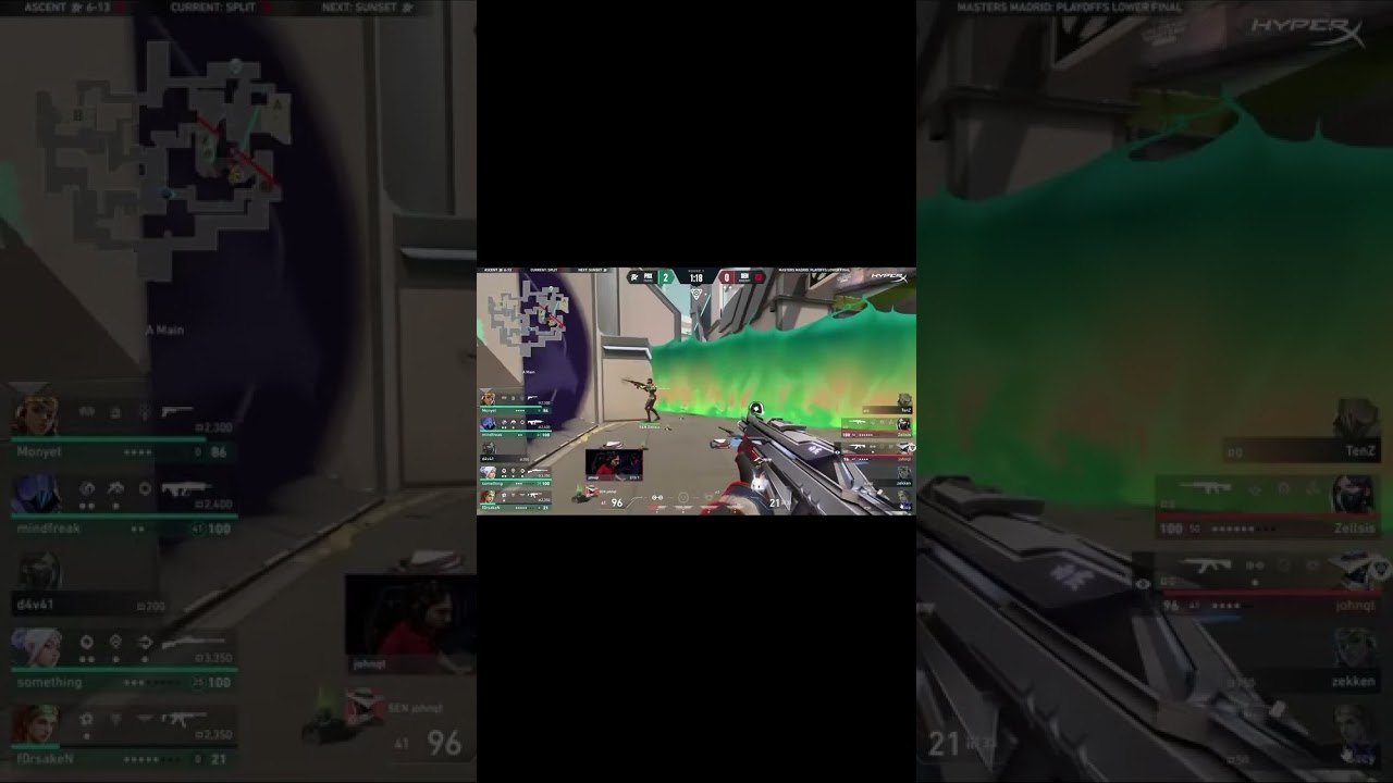 SEN Zellsis Clutches 1v4 |  SEN vs PRX | VCT Madrid