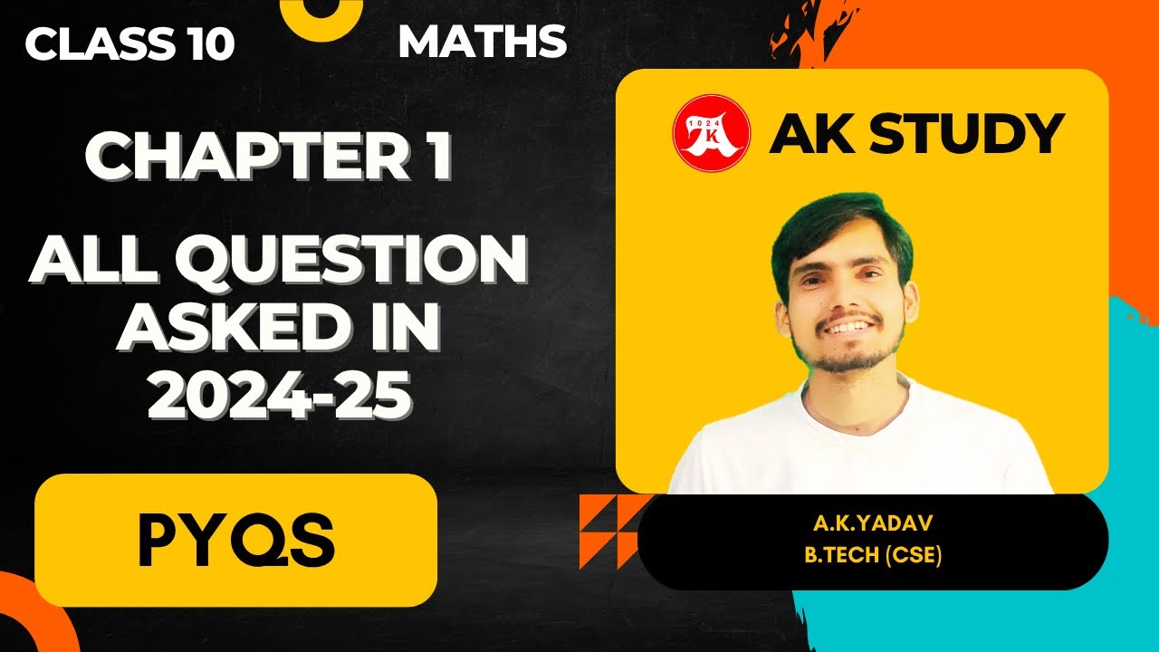 Class 10th maths chapter 1 PYQs | Basic maths 2024 Question paper | Important Questions
