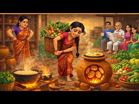 ताजी सब्जियां खाने वाला ससुराल  In-laws in the winter || Animated Videos ||  Sas Bahu Kahaniya...