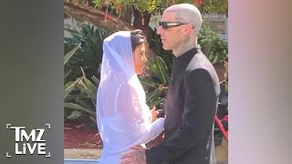 Kourtney Kardashian and Travis Barker Share Pics of Santa Barbara Wedding | TMZ LIVE