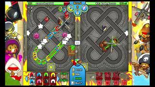 I Randomized In The Highest Arena | MOAB Pit | Free Powerups | Bloons Td Battles |