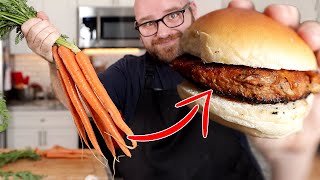 Making a REAL Burger from Carrots and it's GOOOD