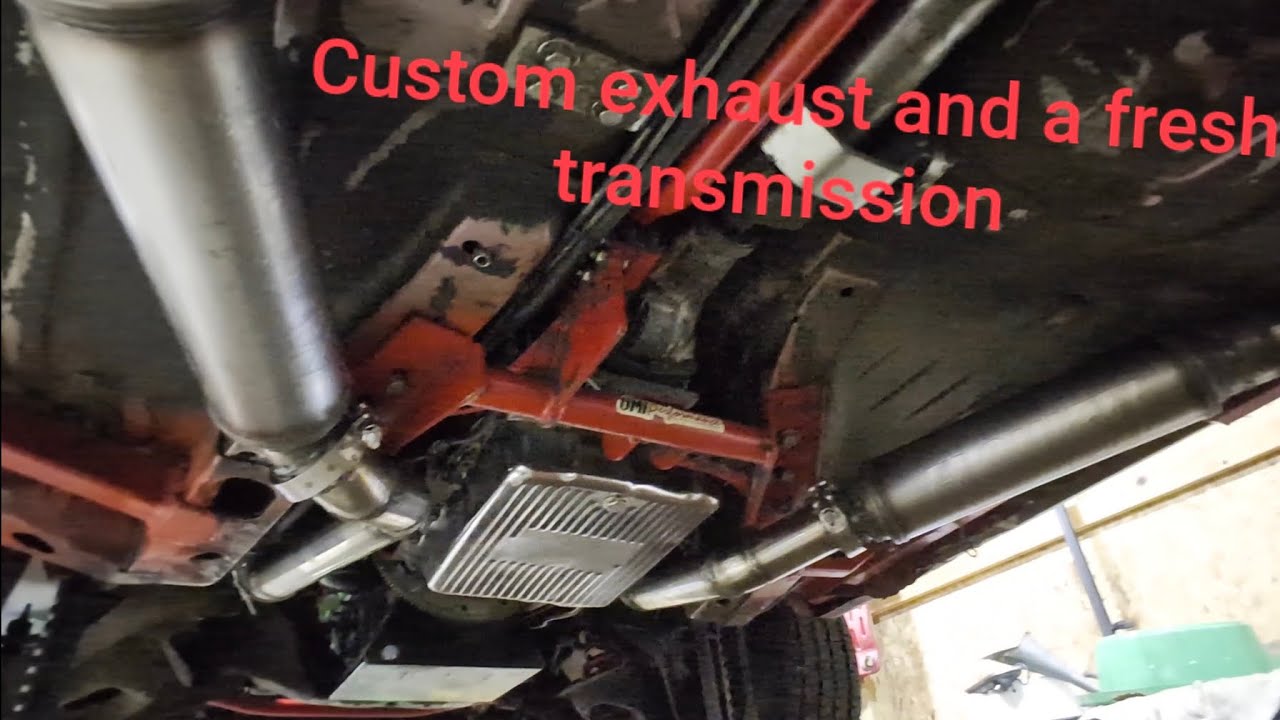 New transmission and exhaust for the firebird. 