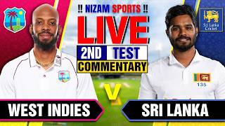 🔴Live: West Indies vs Sri Lanka | 2nd Test | Live Cricket Score & Commentary