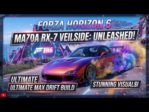 FORZA HORIZON 6: Mazda RX-7 Veilside Bodykit នេះគឺដាច់គេហើយ! 🤯