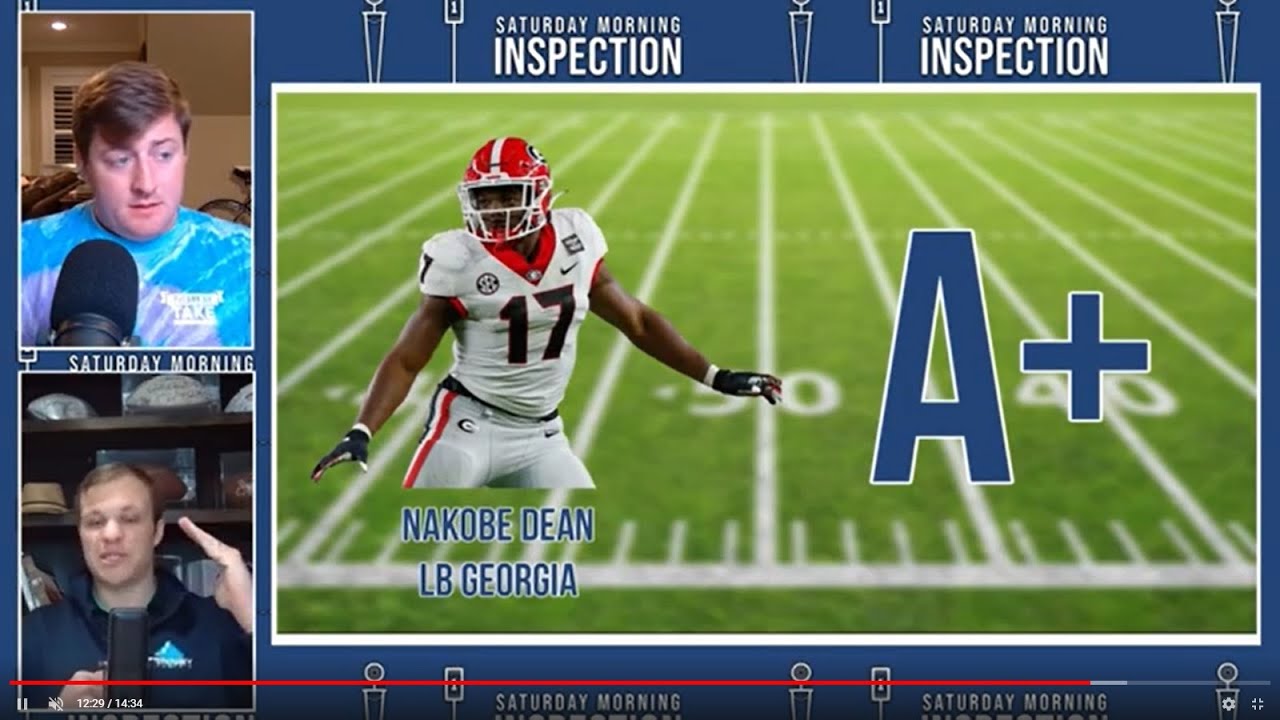 2022 NFL Draft Prospects Grades: Desmond Ridder, Aidan Hutchinson, Evan Neal, Nakobe Dean.