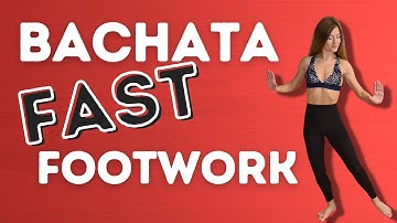 Bachata Fast Footwork - Step By Step Breakdown - Dance With Rasa