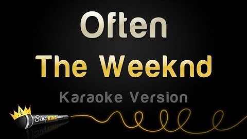 Often Karaoke version - Karaoke performance video thumbnail