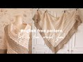 كروشيه بترون شال مثلث بشرح مفصل وبطيء للمبتدئين English Free Pattern Lost In Time Crochet Shawl