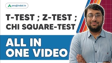 T, Z and Chi Square Test | Statistics | Commerce & Management | UGC NET Paper 2 - By Shubham Sir