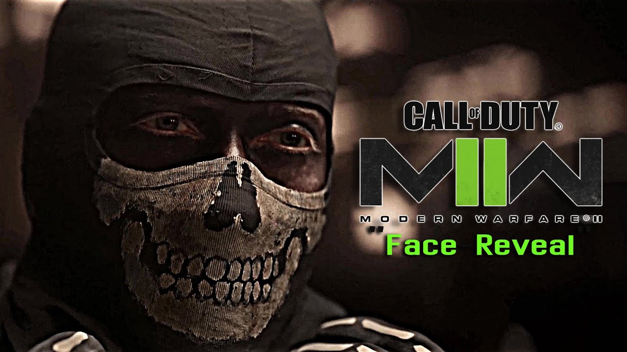 Simon Ghost Riley Face reveal - Underneath the mask! (Modern Warfare 2  Ghost Face Unmasked MW2 Ghost 