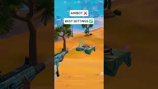 BEST Controller SETTINGS & SENSITIVITY for AIMBOT 🎯 #fortnite #shorts