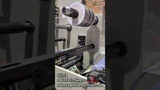 #labelprintingmachine DABA Stack Label Flexo Printing Rotary Die Cutting Machine