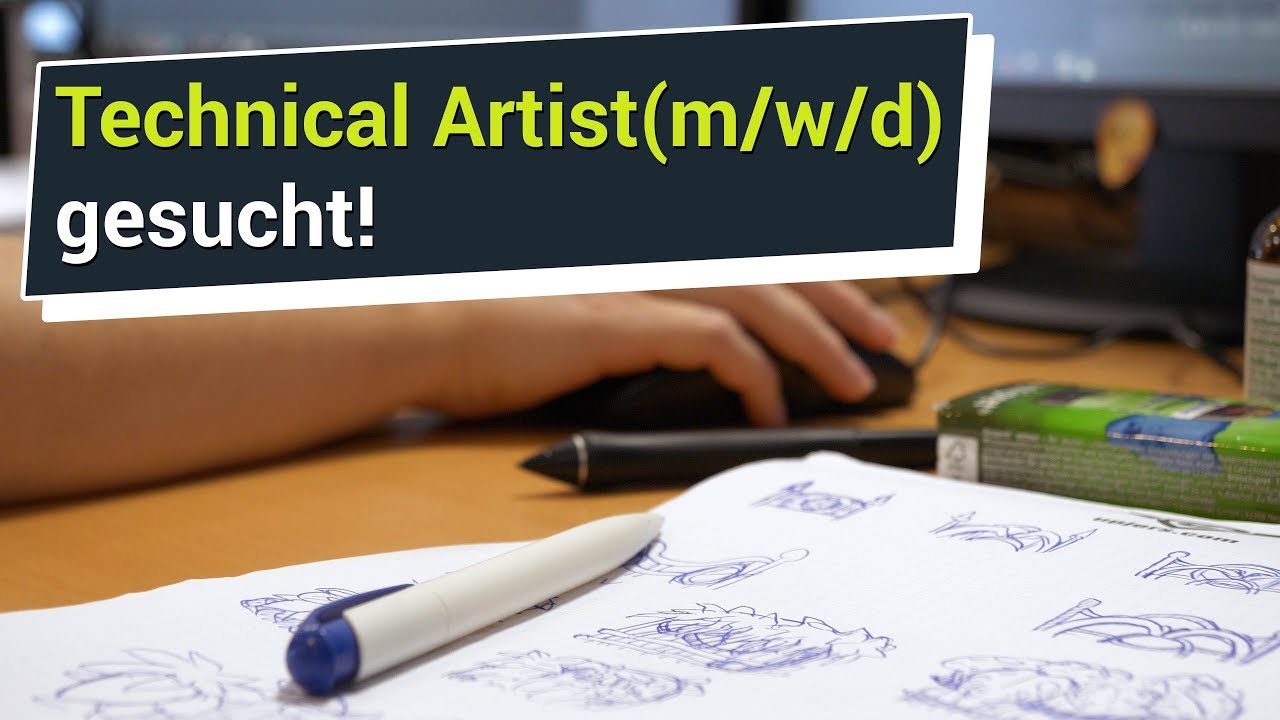 Arbeiten in der Games-Branche 🎮 Technical Artist gesucht! 🎨