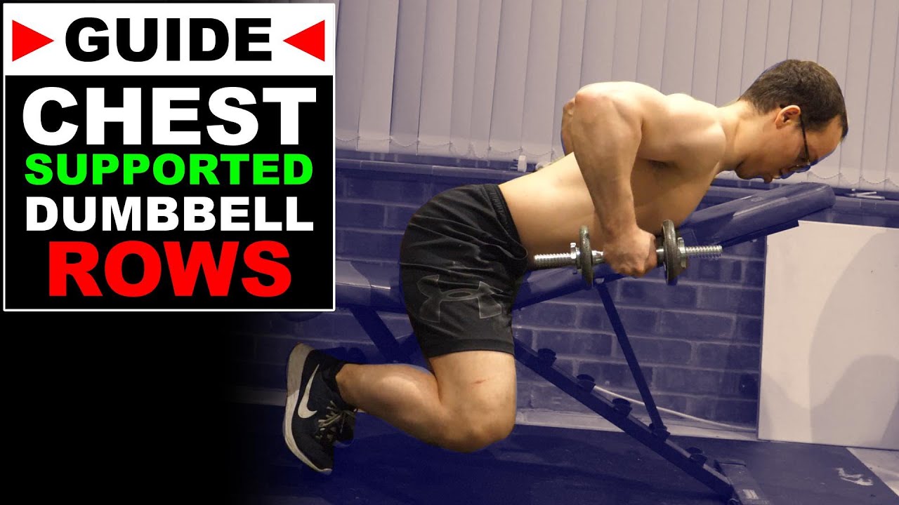 Chest Supported Dumbbell Rows QUICK GUIDE 3 Steps! YouTube