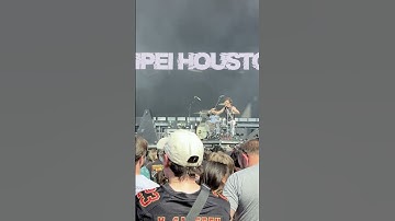 Myles Urlich (son of Lars) - Taipei Houston - Respecter - 2022 Innings Festival #metallica  #concert