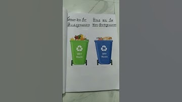 biodegradable and  nonbiodegradable waste project 👆👆