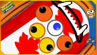 ⚡ UNSTOPPABLE GIANT WORM! 🐍 WORLD RECORD HIGHSCORE in Worms Zone.io (Crazy Clutch Moments!) screenshot 4