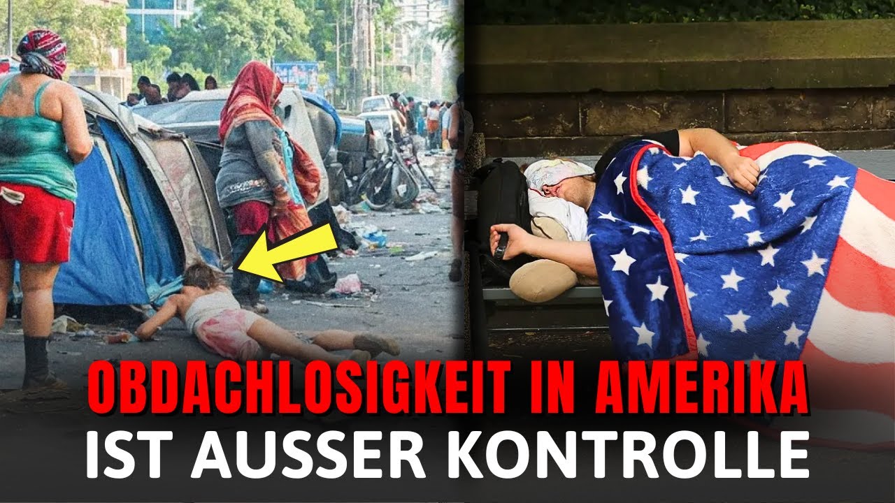 Obdachlosenbevölkerung explodiert in Amerika – Schatten der Stadt! Dunkle Dokumentation