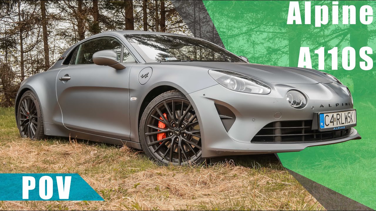 Alpine A110S 292HP POV Drive in Mountains 2021 PL TEST 4K