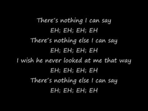 Lady GaGA Eh, Eh (Nothing Else I Can Say) Lyrics
