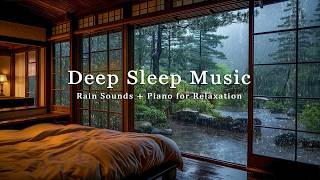 Rainny Night + Soft Piano for Restful Sleep | Gentle Healing Music to Relax the Mind and Body screenshot 3