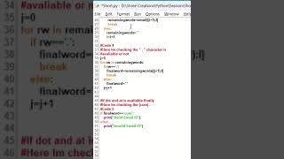 Email ID Validation Without Any Regular Expression #shorts screenshot 4
