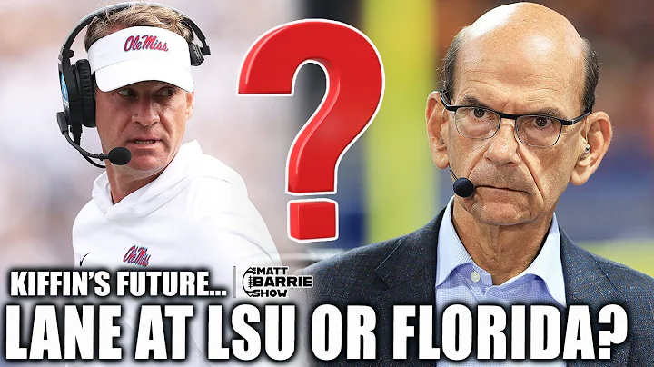 Is LSU or Florida a better fit for Lane Kiffin? Paul Finebaum says... | The Matt Barrie Show