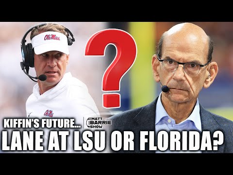 Is LSU or Florida a better fit for Lane Kiffin? Paul Finebaum says... | The Matt Barrie Show