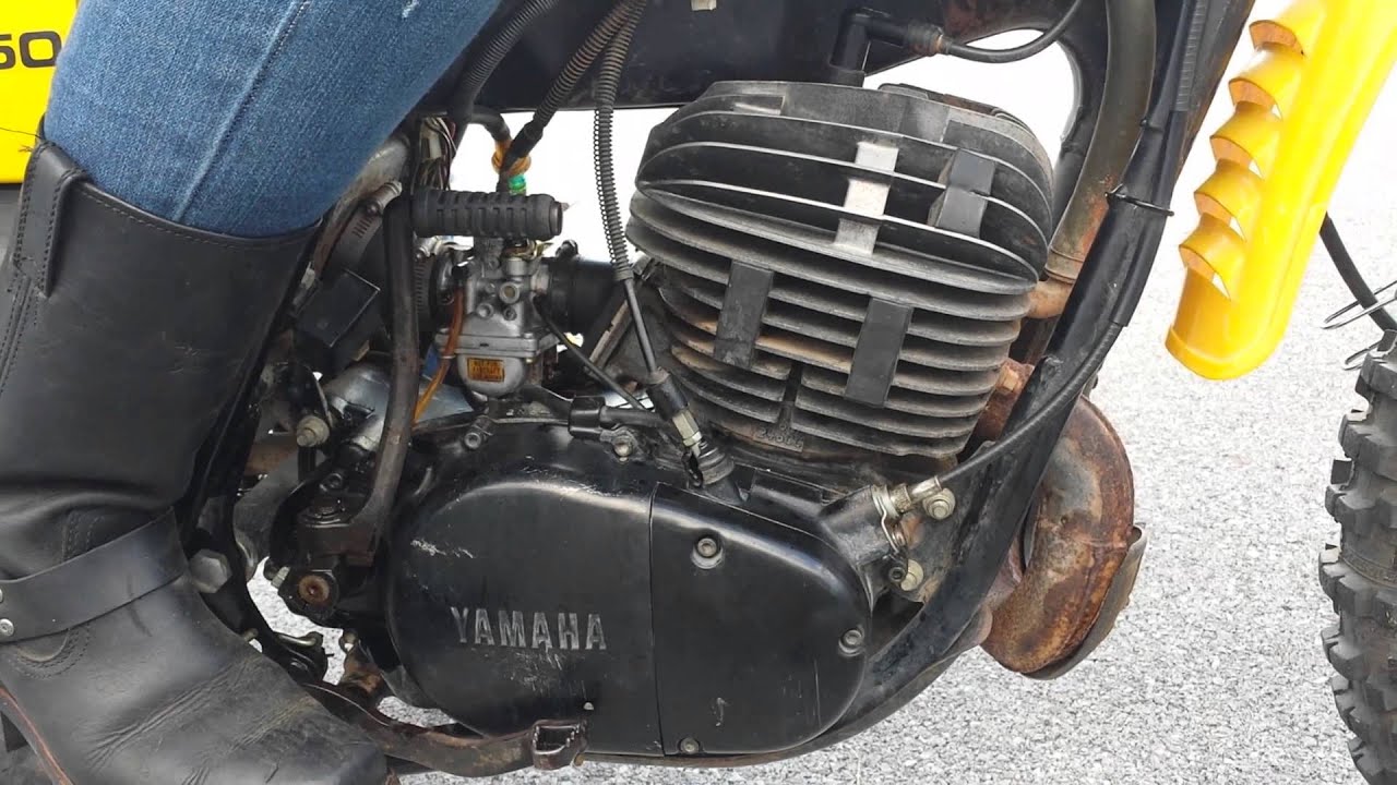 1979 Yamaha  DT250 Enduro  Engine  Knock YouTube