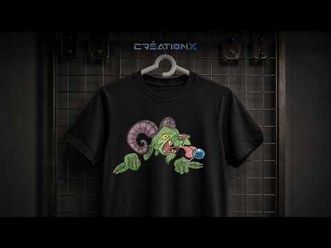 [DTF Printing] Lollithpop – Halftone Fantasy Creature T-Shirt