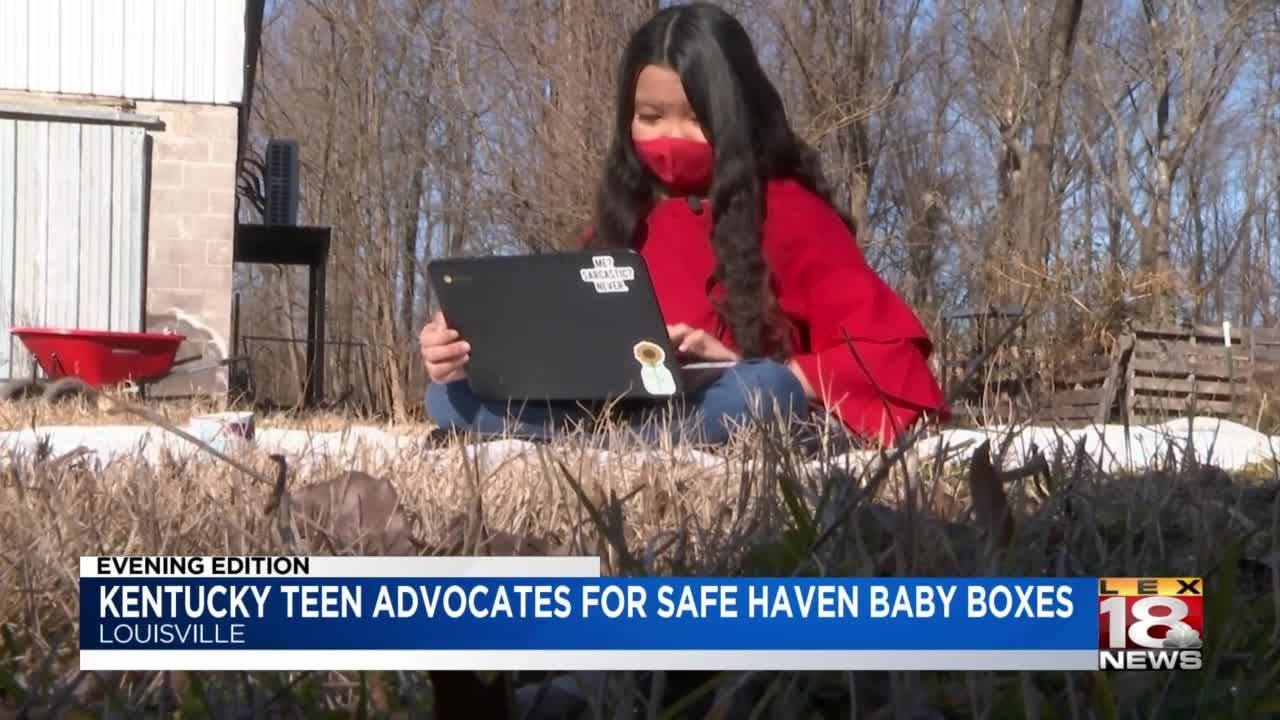 Kentucky teen abandoned as newborn advocating for Safe Haven Baby Boxes