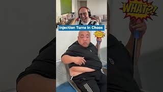 When the injection goes totally wrong 💉😂 #shorts When the injection goes totally wrong 💉😂 #shorts