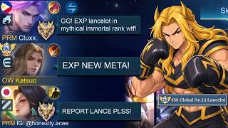 I PLAYED EXP LANE LANCELOT IN IMMORTAL RANK 270  STARS AND THEN THIS HAPPEN... -  MLBB