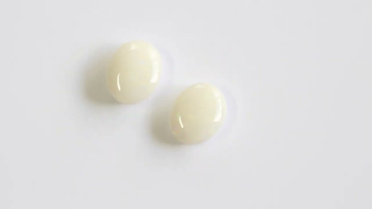 white /light opal loose set 2