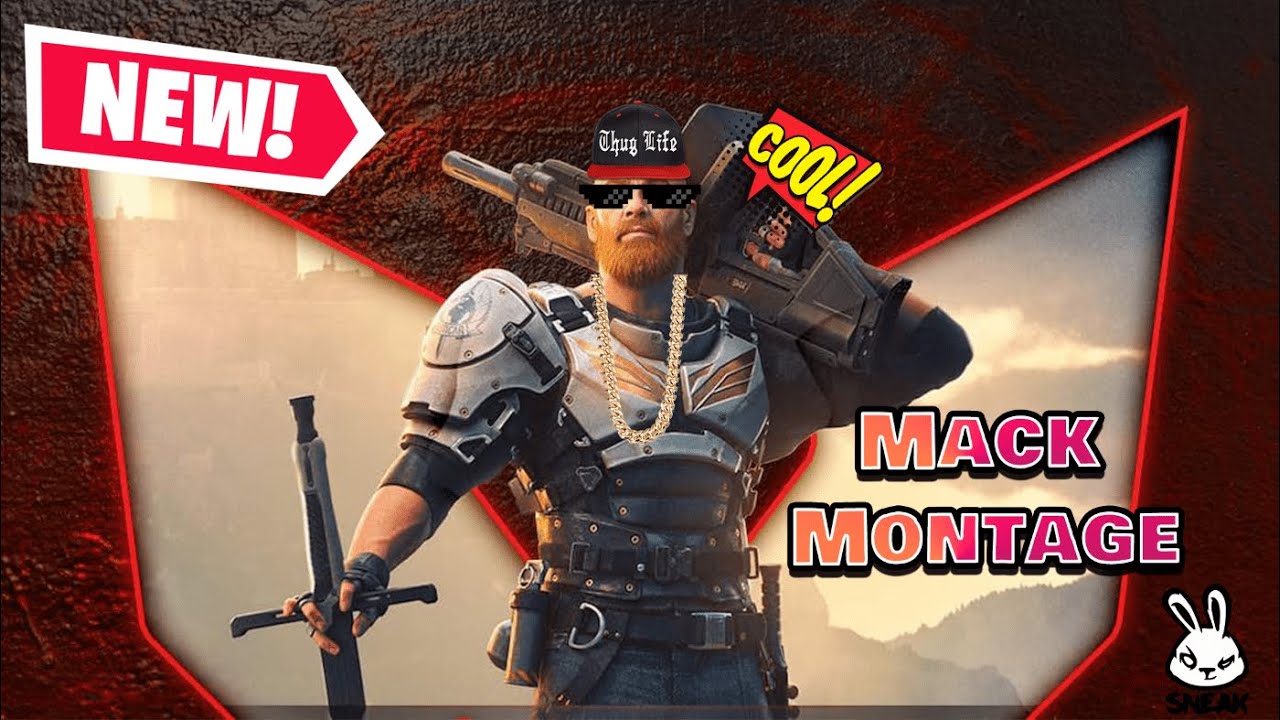 The face of Justiciar. Mack's montage