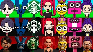 Incredibox Sprunki Oc Phase 1 To Phase 3 Ten Numberblocks, Rumi, V Alphabet, Zoey, Nine, 61, R