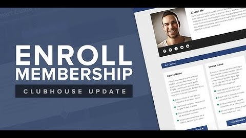 OptimizePress Club: Enroll - Profile Page Template