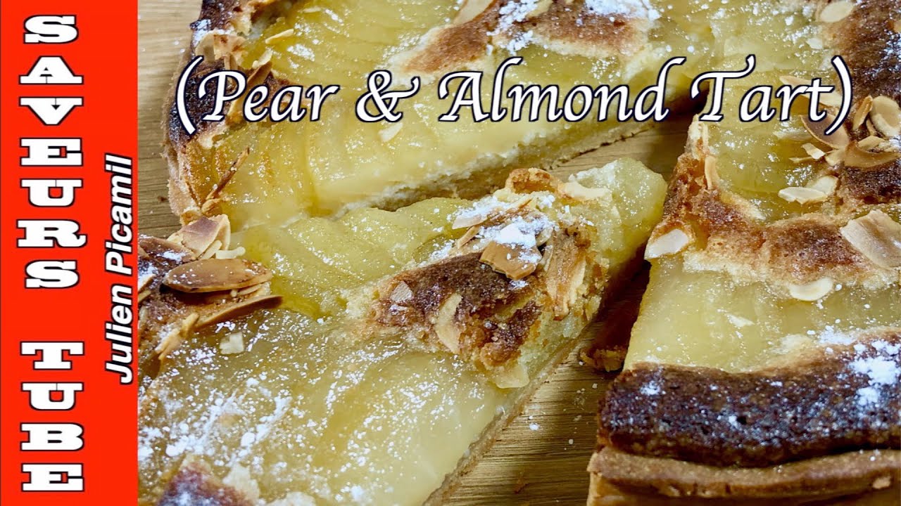How to make a Pear & Almond Tart on a shortcrust pastry & Almond cream with The French Baker Julien.