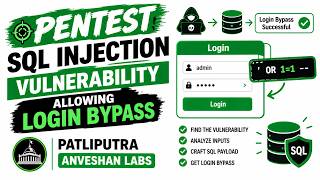 pentest methodology to SQL injection vulnerability allowing login bypass