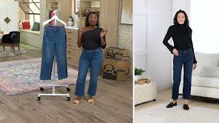 NYDJ High Rise Bailey Relaxed Ankle Jeans on QVC