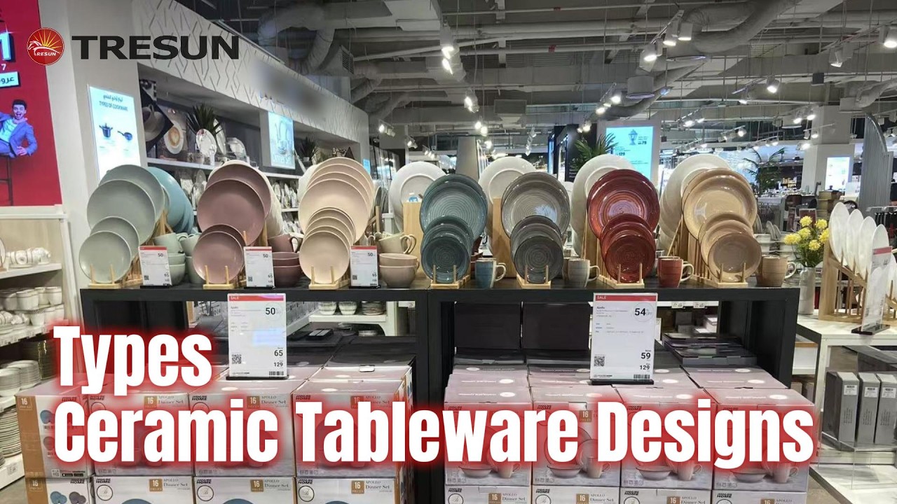 Обзор распространенных дизайнов и типов керамической посуды.