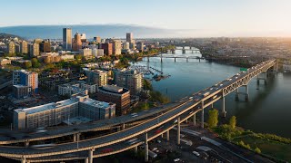 Immerse Yourself in Portland's Mesmerizing City View (4K)