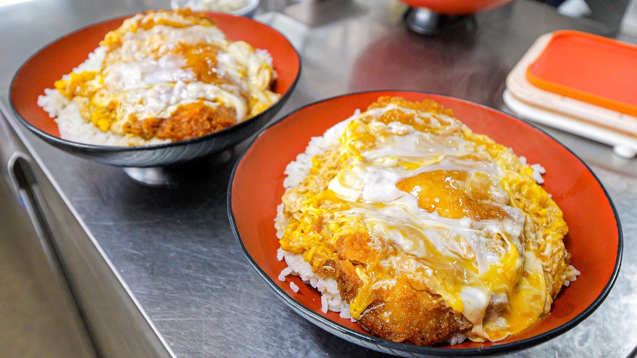 An elderly couple who work 14 hours a day make a $3 katsudon — and How to Make It