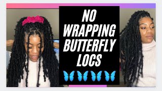 DIY No wrapping | No tension! Butterfly locs using Janet Collection| TheeLocTwins | DSoleil Twins